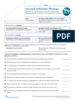 Infinitives and Infinitive Phrases