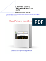 John Deere Service Manual Diagnostic Program Ag CF 5-3-11 2023 Remote