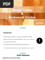 Wood Types & Redwood Grades 