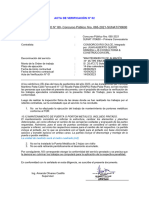 Acta de Verificación N °02 OT N° 80