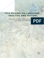 Eva Picardi On Language Analysis and His