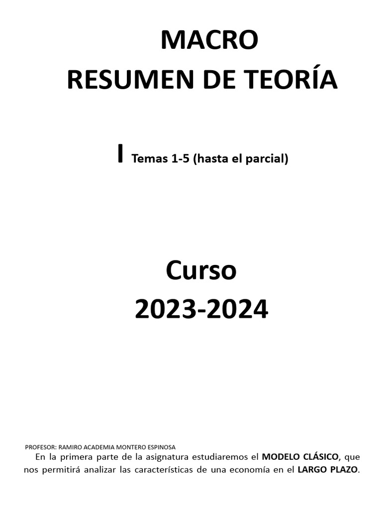 Teoria Macro 2024 PDF