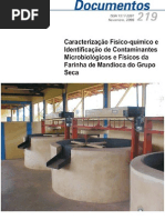 Caracterização físico-química de farinha de mandioca