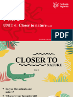FCE 2 Unit 6 (Closer To Nature)