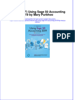 Dwnload Full Ebook PDF Using Sage 50 Accounting 2019 by Mary Purbhoo PDF