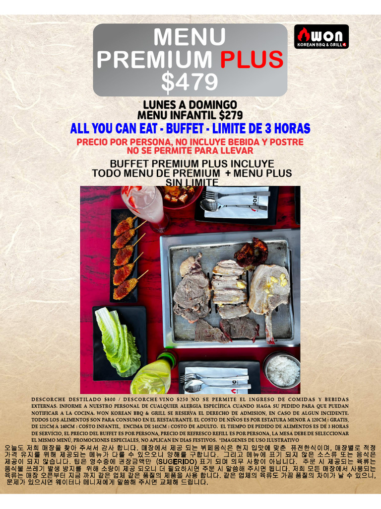 Menu Plus | PDF
