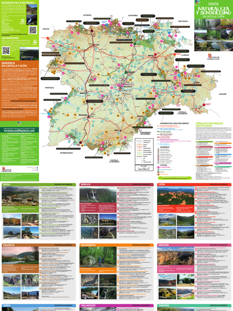 Mapa Naturaleza y Senderismo en Castilla y León | PDF