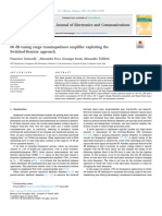 80 DB Tuning Range Transimpedance Amplifier Exploiting The Switched-Resistor Approach