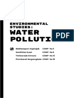 Chemistry Environmental Study Water Pollution