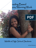 Reading Based Bellringers/Morning Work: Middle & High School Students