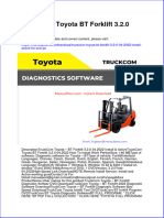 Truckcom Toyota BT Forklift 3 2-0-04 2022 Install Active For One PC