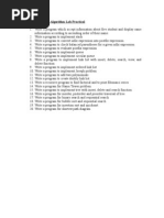 Data Structure Lab Practical