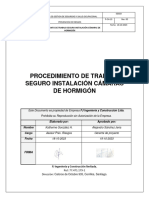 P-CH-11 Procedimiento de Trabajo Seguro Instalación Cámaras de Hormigón