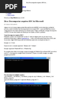 Download Dica_ Descompactar arquivos SDC da Microsoft  Mundo Tecnolgico by Jean Feij SN70300670 doc pdf