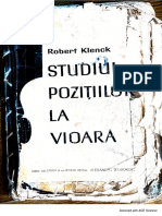 Studiul Pozițiilor La Vioară