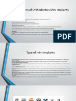 Applications of Orthodontics Mini-Implantsz