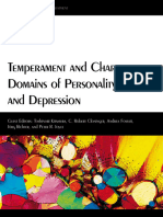 Temperament and Character Domains of Personality and Depression