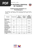 Specific Guidelines For 2024 Technolympics