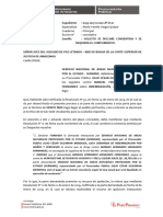 Exp. 145-2017 - Solicito Apercibimiento y Por Consentida La Sentencia Emitida