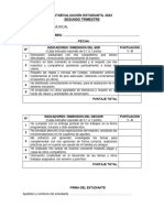 AUTOEVALUACIÓN 2do. TRIM