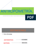 Antropometría.: Arq. María Cecilia Torres Vargas Con Algunas Diapositivas Cortesía de Miluska Newman