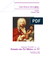 Antonio Vivaldi: Sonata em Fá Maior, para Flauta e Violão