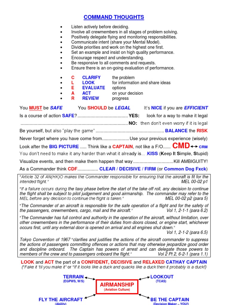 Command Leadership in Aviation Safety | PDF | Aircraft | Aviation