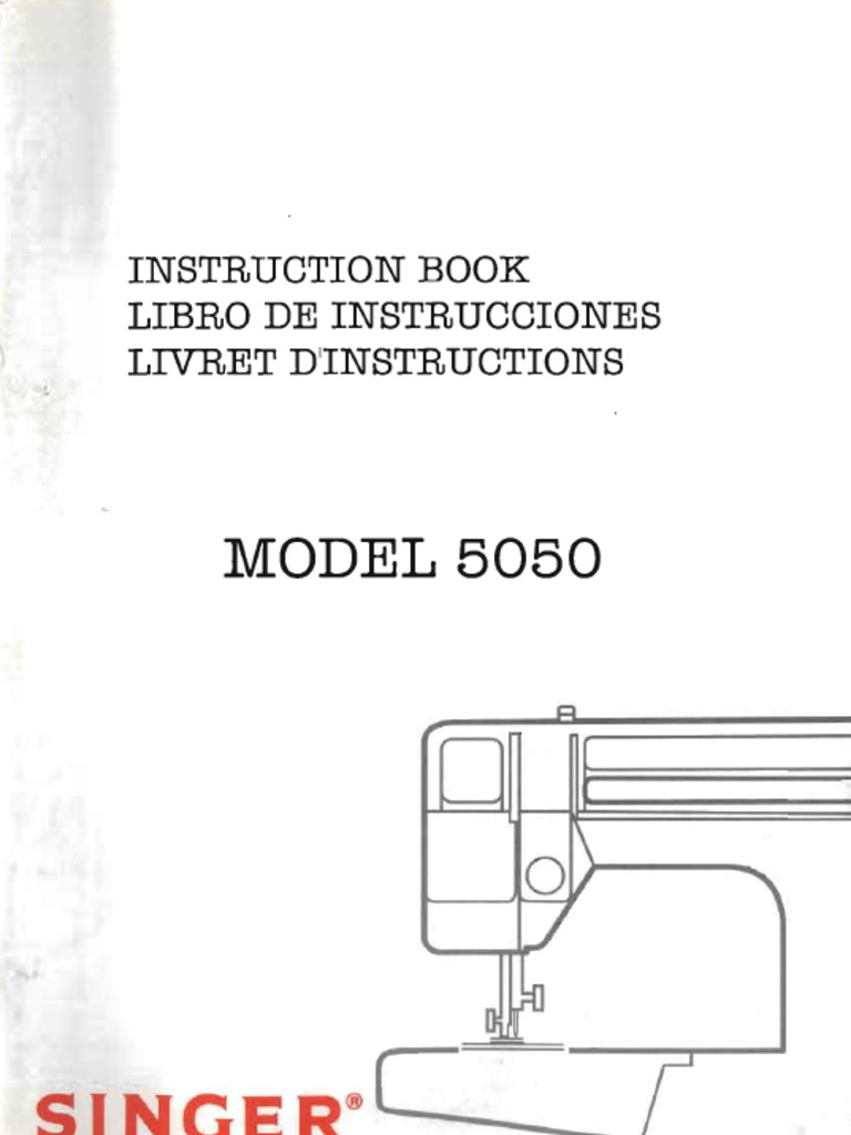 Singer Modelo 5050 | PDF | Bienes manufacturados | Ingenieria Eléctrica