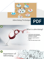 Advertising Techniques SF