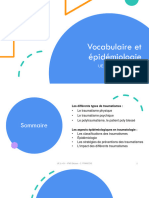 Vocabulaire et épidémiologie - CF