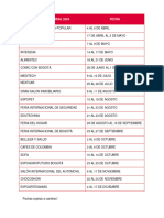 Calendario Ferial 2024