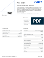 SKF 7310 BECBM Specification