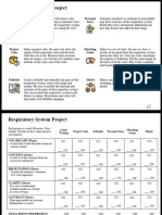 4 Elaboration - Respiratory System - Student Project W Rubric