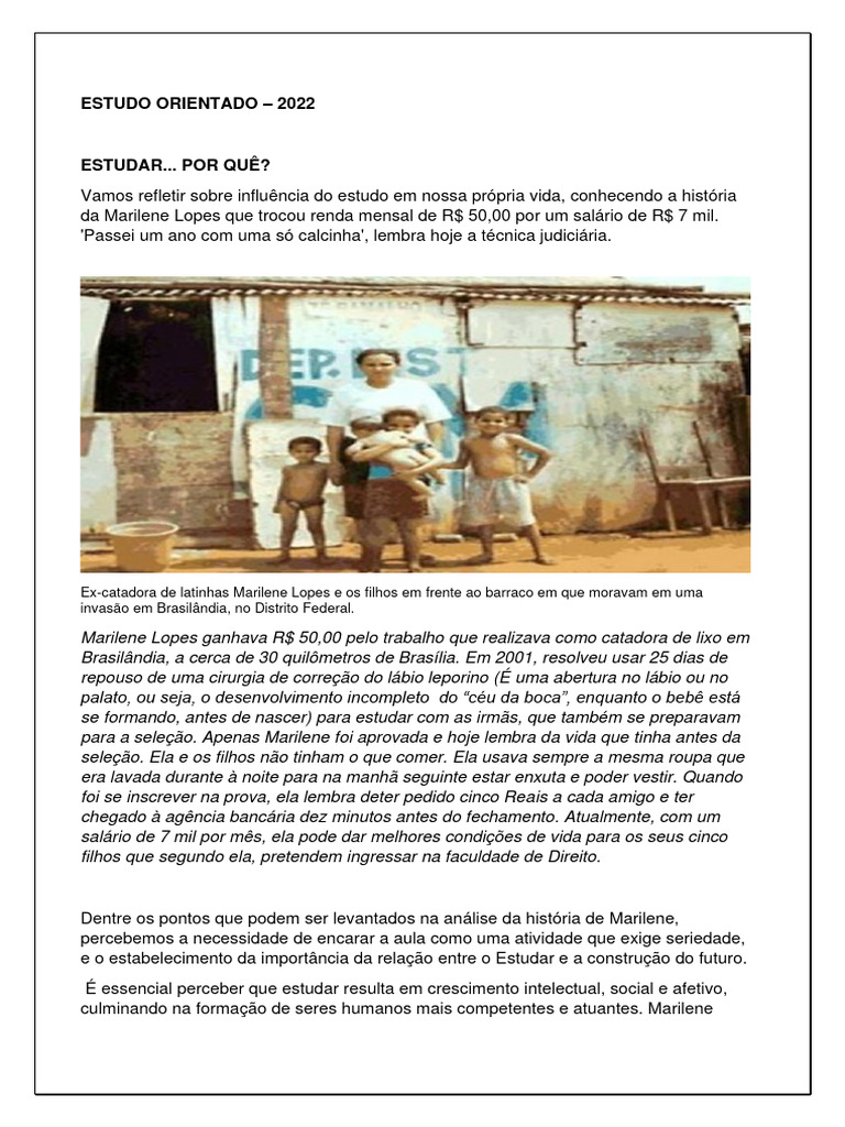 Atividade de Estudo Orientado 1 | PDF