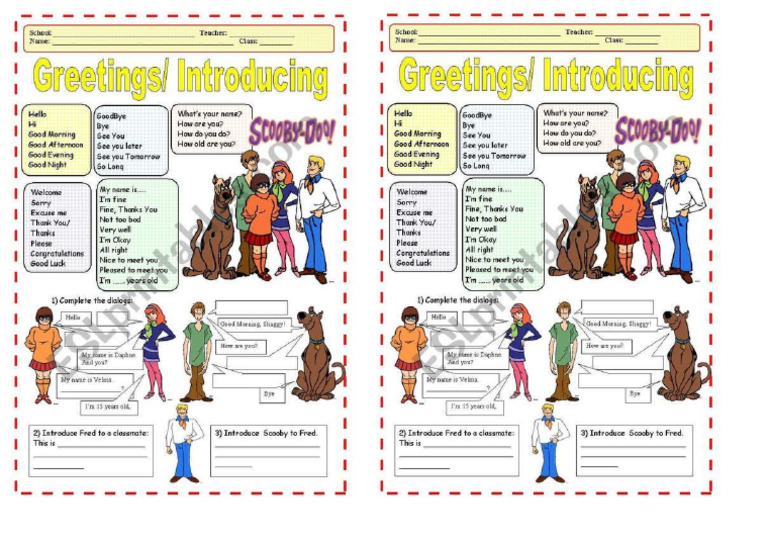 Greetings | PDF