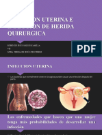 Infeccion Uterina e Infeccion de Herida Quirurgica