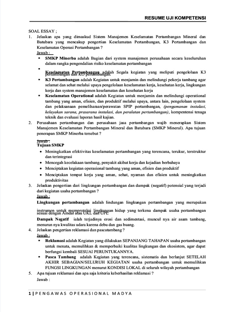 PDF Kisi Kisi Pom 1 - Compress | PDF