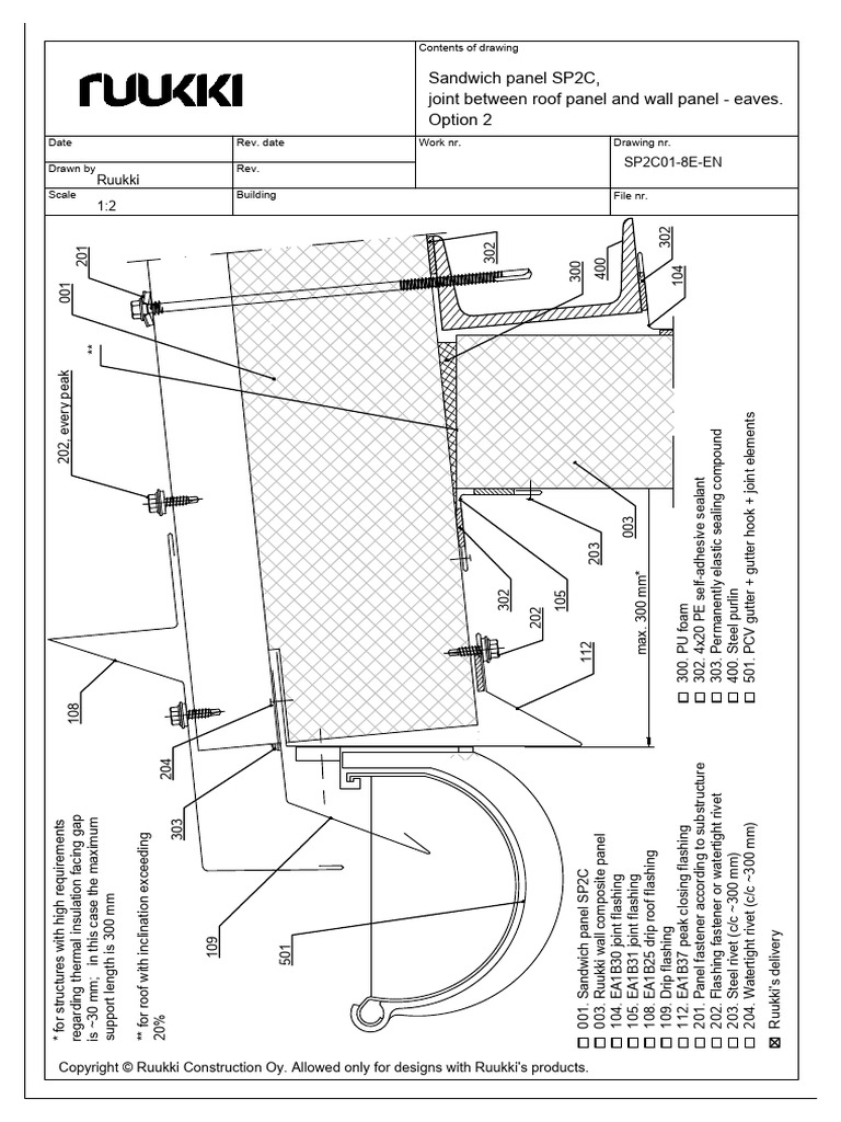 SP2C01 - 8E - EN-roof Gutter | PDF