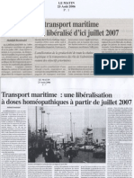 Transport Maritime-Le Matin