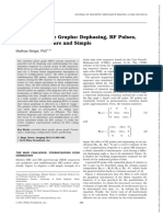 Magnetic Resonance Imaging - 2014 - Weigel - Extended Phase Graphs Dephasing RF Pulses and Echoes Pure and Simple