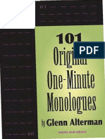 101 Original One-Minute Monologues-Alterman