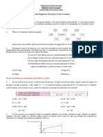 Prueba Diagnostica Corta 5to Año