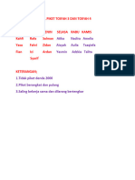 Jadwal Piket Toifah 3 Dan Toifah 4