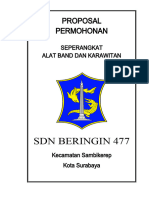 Permohonan Sarpras SDN Beringin 477 2022