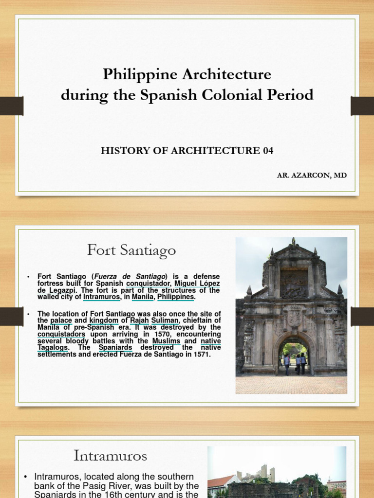 Spanish Colonial Architecture In Ph Pdf Philippines