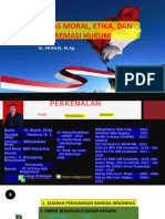 Integritas Moral, Etika Dan Supremasi Hukum PDF