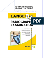 Dwnload full Lange Qa Radiography Examination 11th Edition pdf