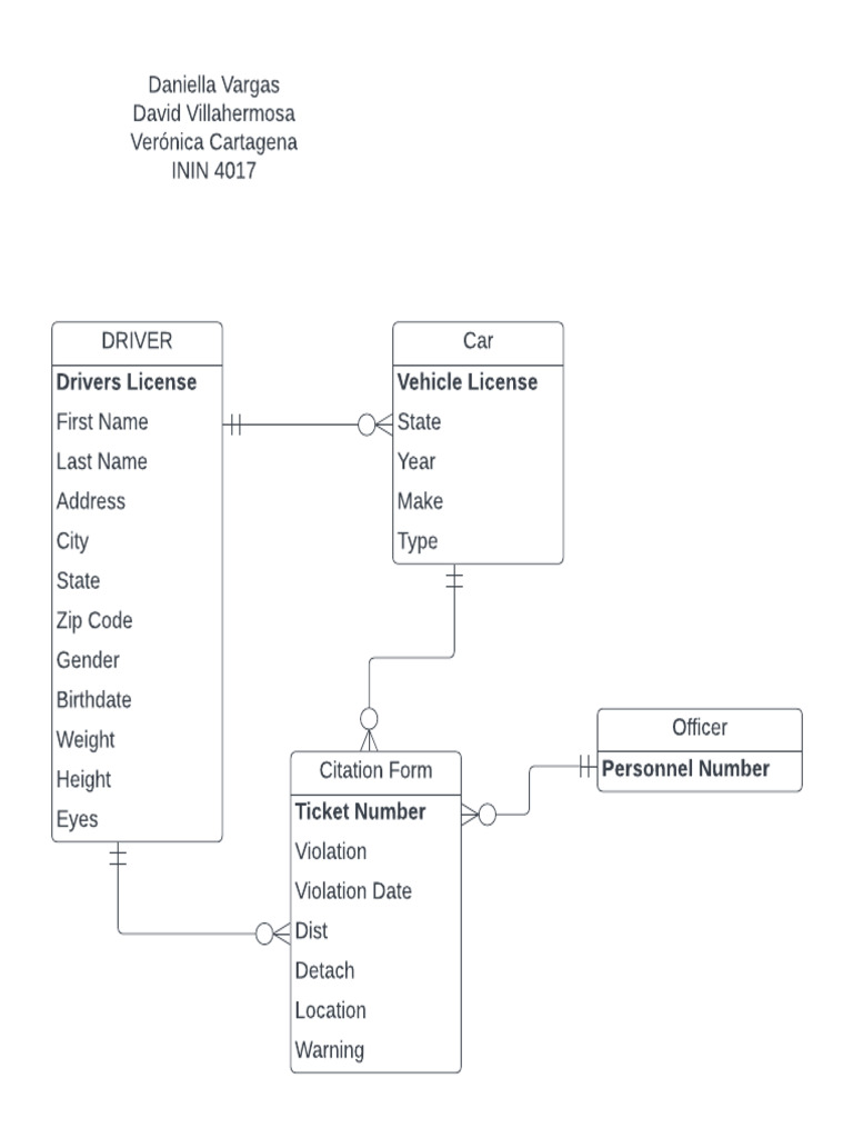 Driver License and Citation Details | PDF