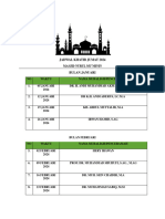 Jadwal Khutbah