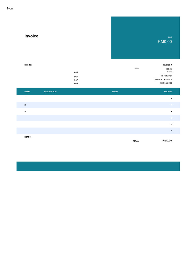 January 2024 Invoices.xlsx Non PDF